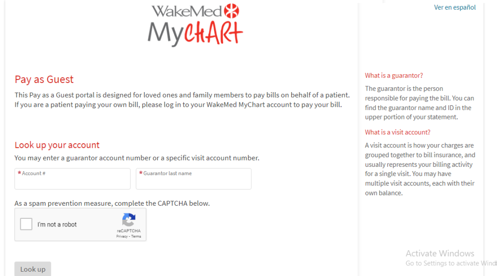 WakeMed Bill Payments